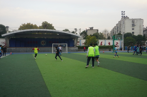 郑州107中体育节足球赛