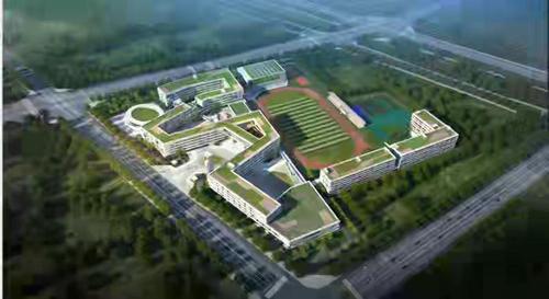 郑州市第107高级中学新校区初步构思图