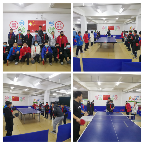 图片5帮扶外校小学乒乓球训练